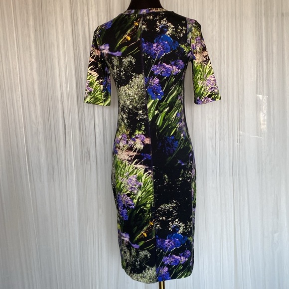 Paul Smith women’s “Agapanthus” jersey print dress Size XS - Picture 3 of 17